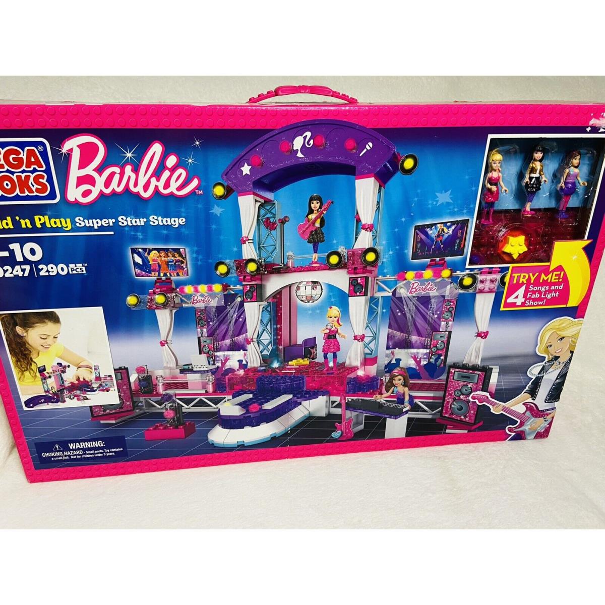 Barbie Mega Bloks Super Star Stage Building Set