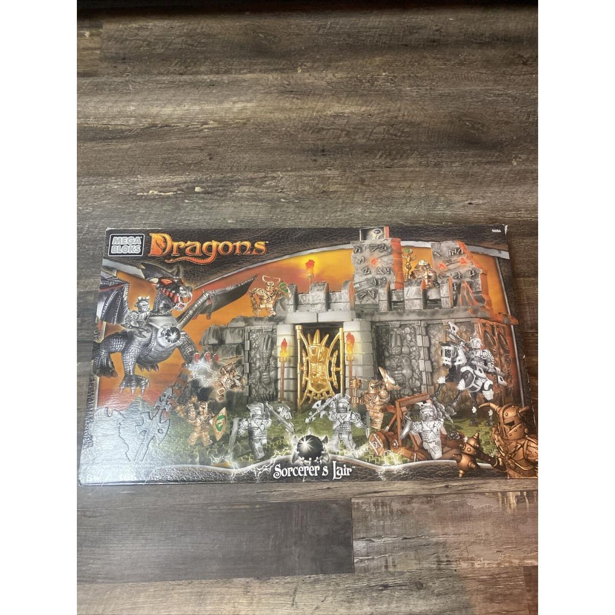 Mega Bloks Dragons Sorcerer`s Lair Stacking Blocks - 9886