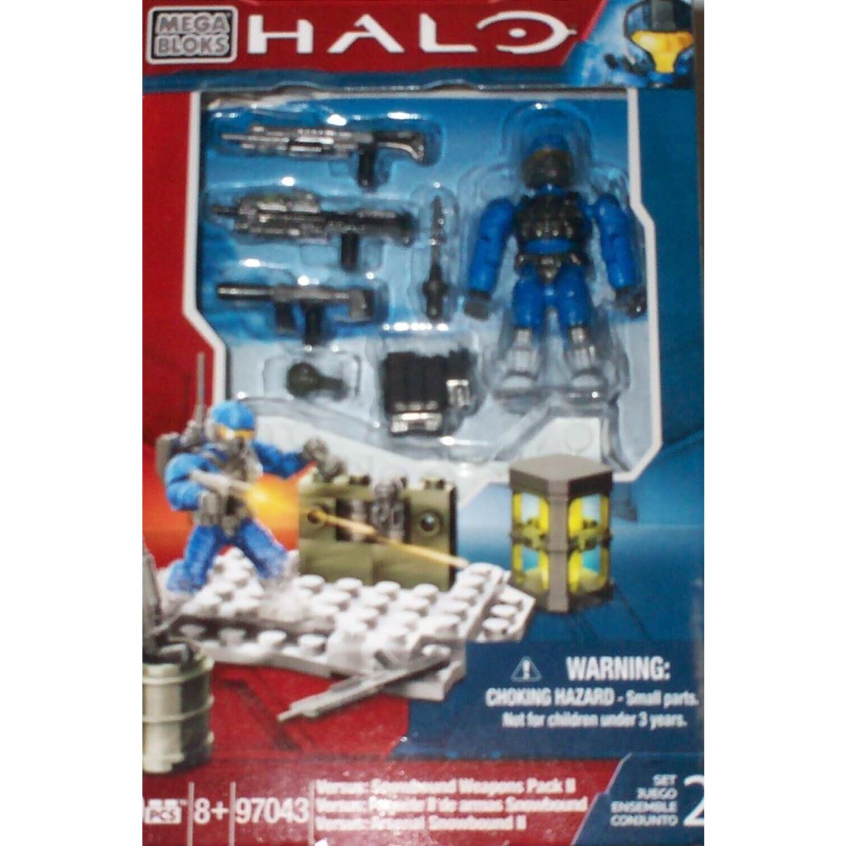 Halo 97043 Mega Bloks Versus: Snowbound Weapons Pack II in Package