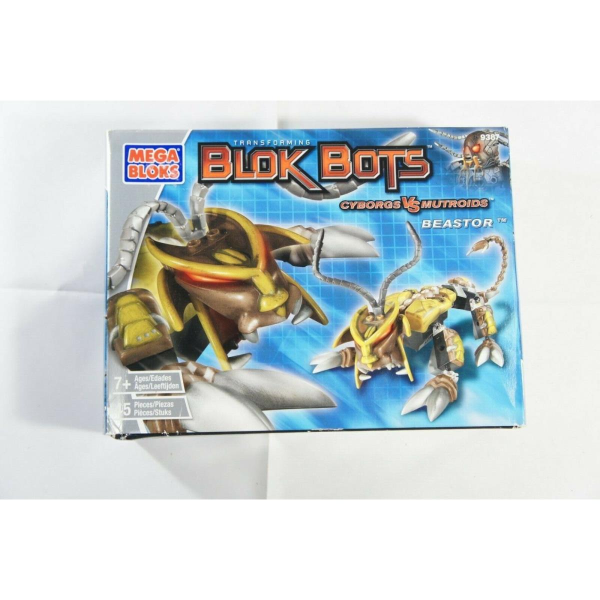 Mega Bloks Transforming Blok Bots Cyborgs VS Mutroids Beastor 2003