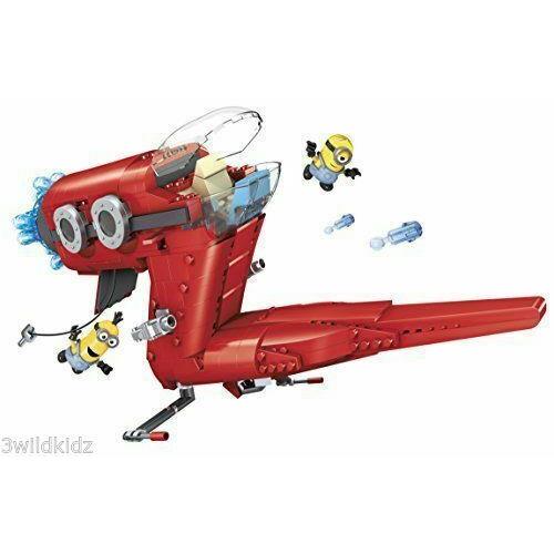 Mega Bloks Minions Supervillain Jet 472 Pieces