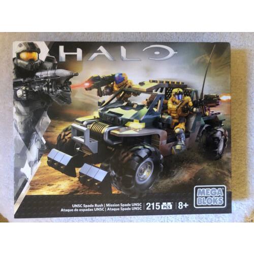 Mega Bloks Halo Unsc Spade Rush Set DPW93