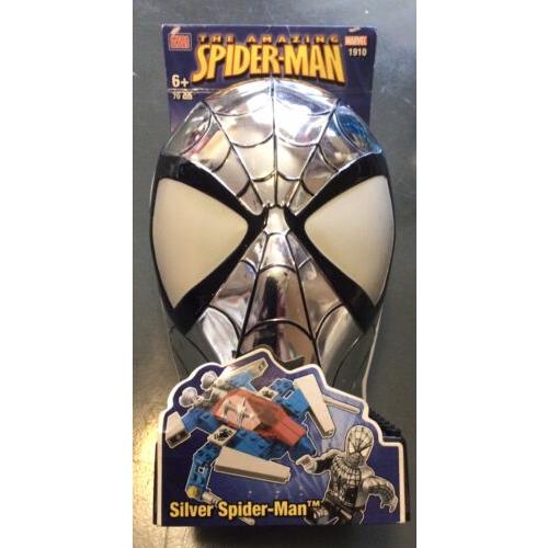 Mega Bloks Silver Spider-man 1910 The Amazing Spiderman 70 Pieces 2005
