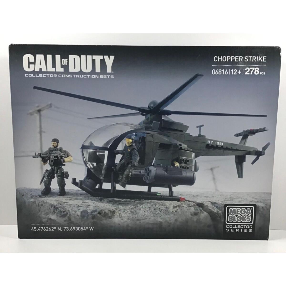 Call of Duty Chopper Strike 06816 Boxed Mega Bloks 2014 Military MH-6