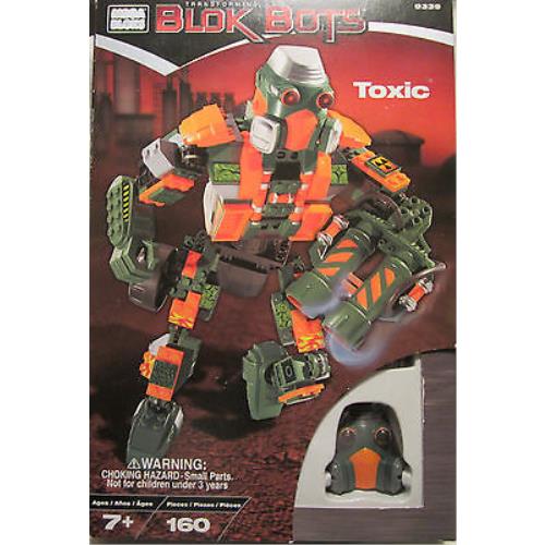 Mega Bloks Transforming Blok Bots Toxic 9339