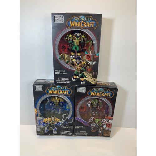 Mega Bloks World of Warcraft Wildhide Figure Lot