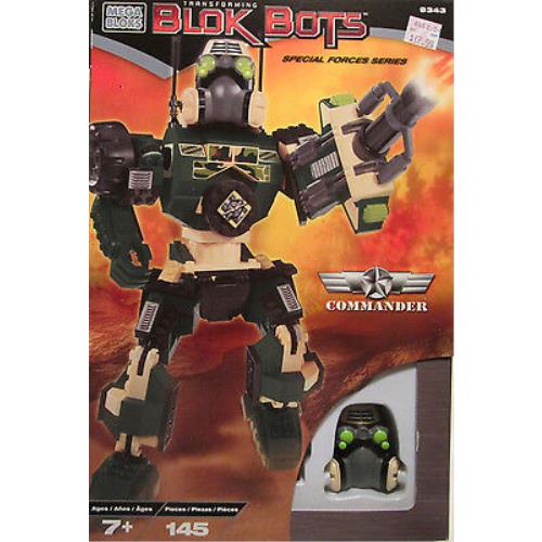 Mega Bloks Transforming Blok Bots Commander 9343