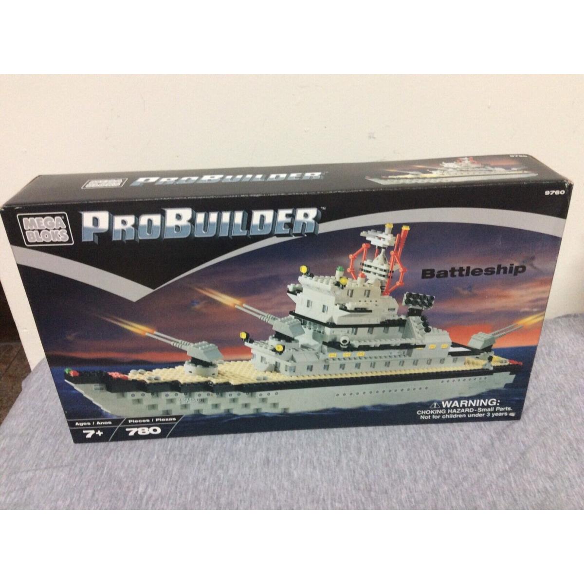 Mega Bloks Pro Builder Battleship 9760 Series 2001