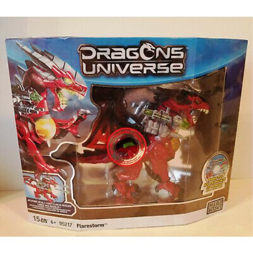 Mega Bloks Dragons Universe 95217 Flarestorm with Bonus CD