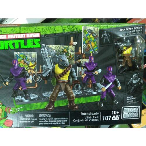Mega Bloks Tmnt Rocksteady Villain Pack Teenage Mutant Ninja Turtles