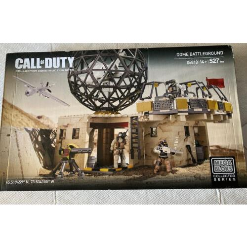 Retired Mega Bloks 06818 Call of Duty Dome Battleground- 527 Pcs