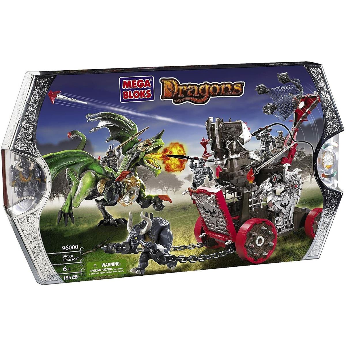 Mega Bloks Dragons Siege Chariot 96000