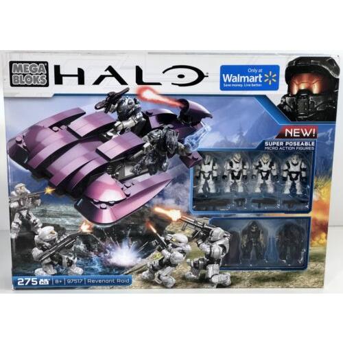 Very Rare Mega Bloks Halo 97517 Revenant Raid Walmart Exclusive