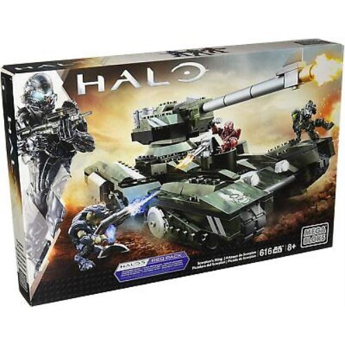 Mega Bloks Halo Scorpion`s Sting Set 616pcs with Halo 5 Req Pack