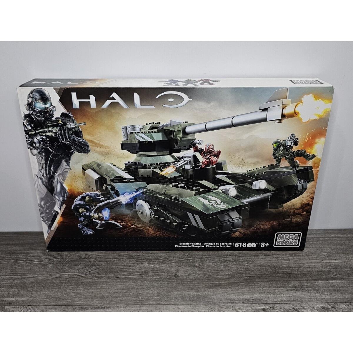 Mega Bloks Halo Scorpion`s Sting Tank Box Awesome