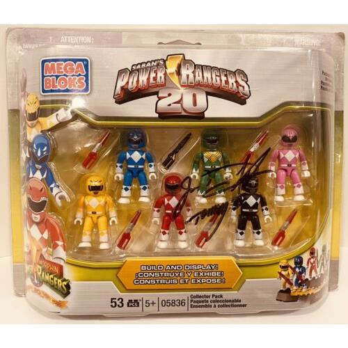 Mega Bloks Mighty Morphin Power Rangers 20th Anniversary Signed by Tommy Jdf