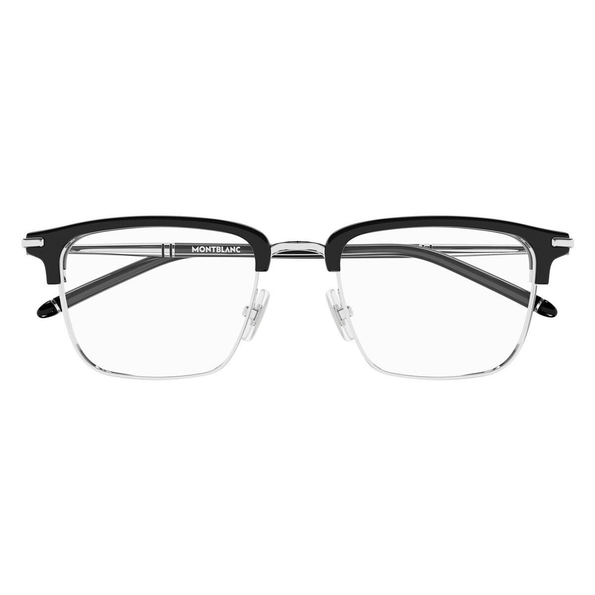 Montblanc MB0243O Eyeglasses Men Black Browline 52mm