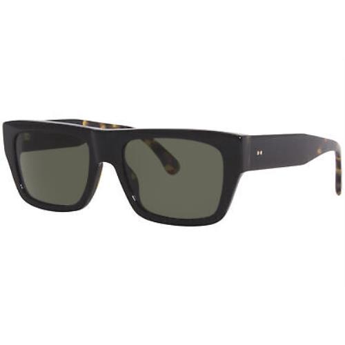Paul Smith Earl PSSN066-01 Sunglasses Black/green Lenses Square Shape 56mm