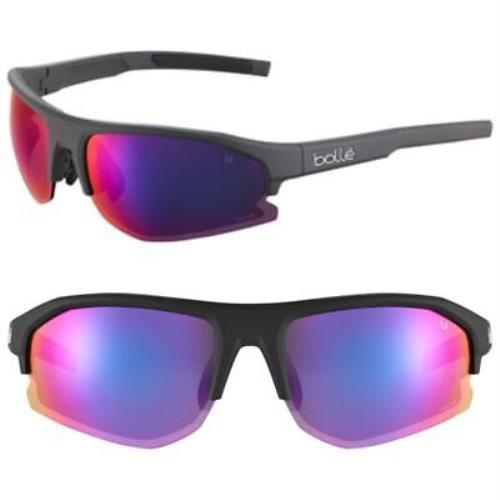 Bolle Bolt 2.0 Unisex Matte Titanium Volt+ultraviolet Polarized Lens Sunglasses