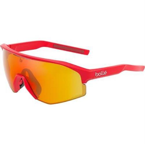 Bolle Lightshifter XL Sunglasses Red Matte Phantom Brown Red Photochromic