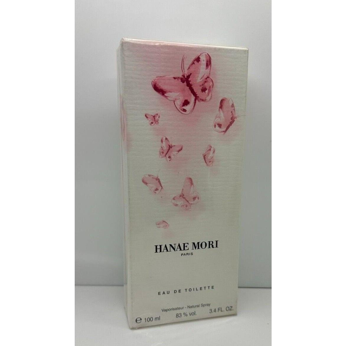 Hanae Mori Paris 3.3 3.4 oz 100 ml Edt Pink Eau de Toilette Spray Women