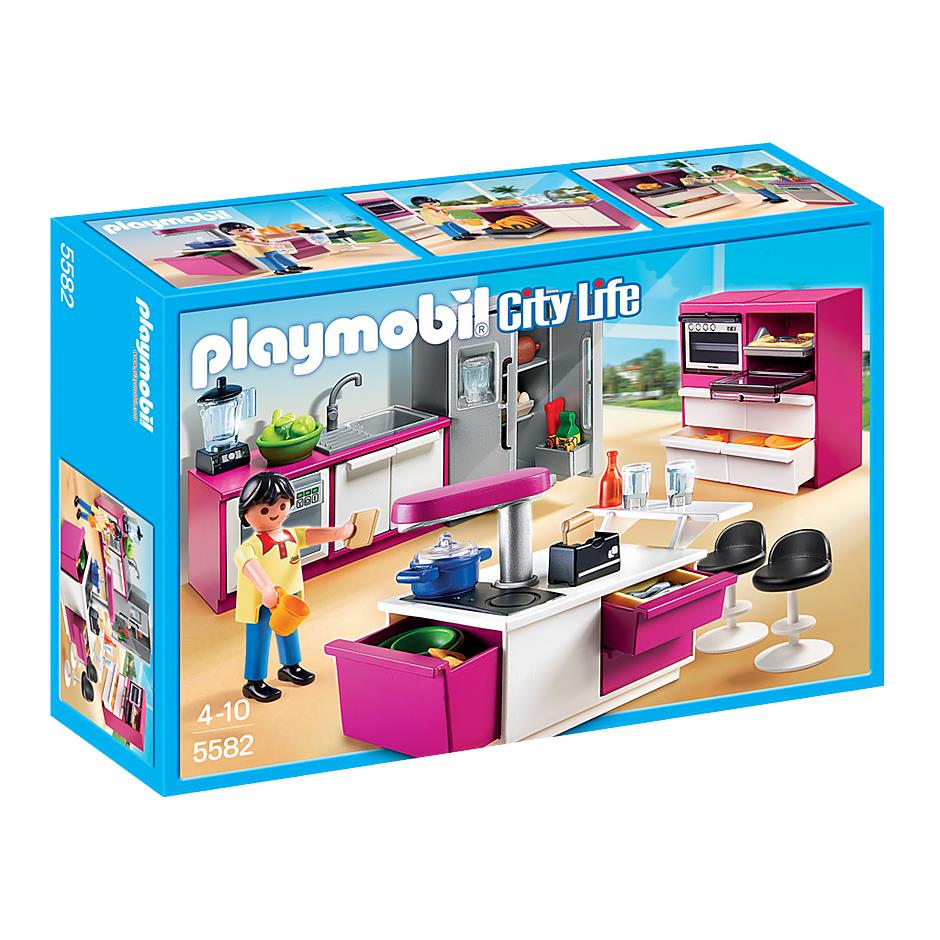 Playmobil City Life 5582 Modern Designer Kitchen 101 Pcs 4 - 10 Years
