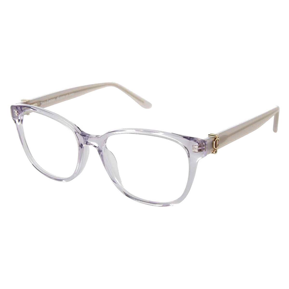 Juicy Couture JU 244 Eyeglasses Women Violet Blue Square 53mm