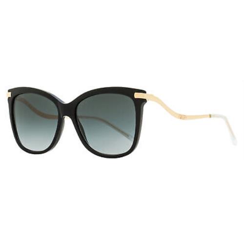 Jimmy Choo Rectangular Steff Sunglasses 8079O Black/gold 55mm