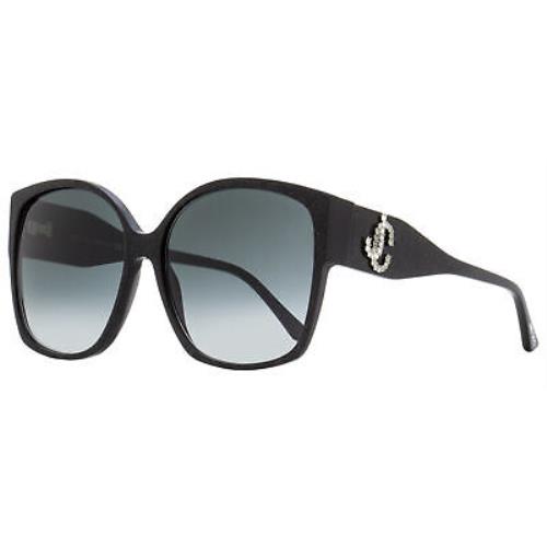 Jimmy Choo Square Noemi Sunglasses DXF9O Black Glitter 61mm