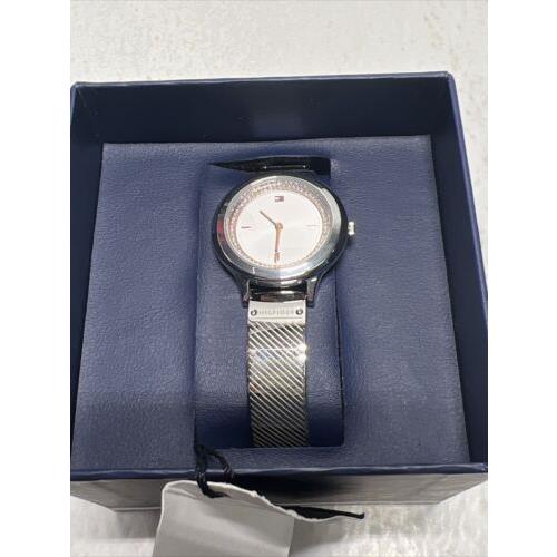 Tommy Hilfiger Women`s Silver Strap Watch 1781909