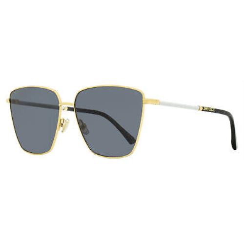 Jimmy Choo Square Lavi Sunglasses 2M2IR Gold/black 60mm