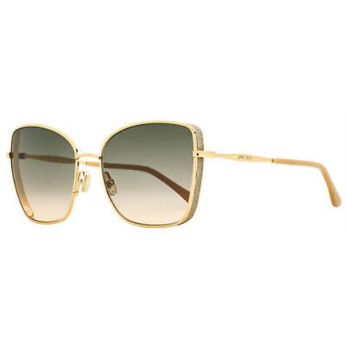 Jimmy Choo Butterfly Alexis Sunglasses PY3FF Gold/nude 59mm