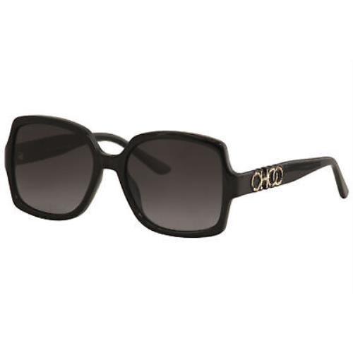 Jimmy Choo Women`s Sammi/g/s Sammigs 8079O Black Fashion Square Sunglasses 55mm