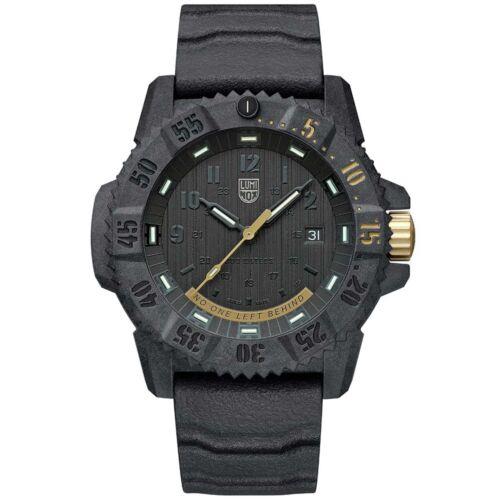Luminox Men`s Watch Master Carbon Navy Seal Black Dial Strap XS.3805.NOLB.SET