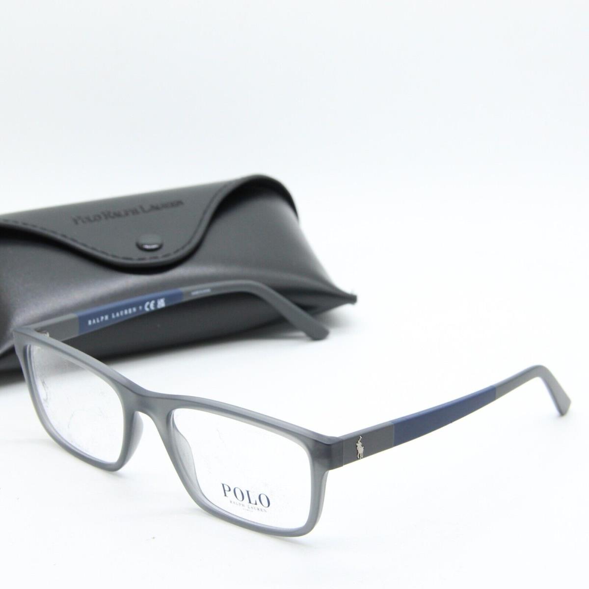 Polo Ralph Lauren PH 2212 5763 Grey Blue Eyeglasses W/case 55-19