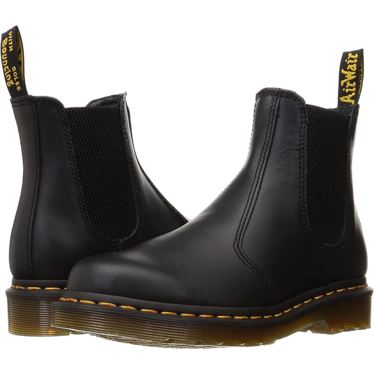 Women`s Shoes Dr. Martens 2976 Leather Chelsea Boot 27100001 Black Nappa