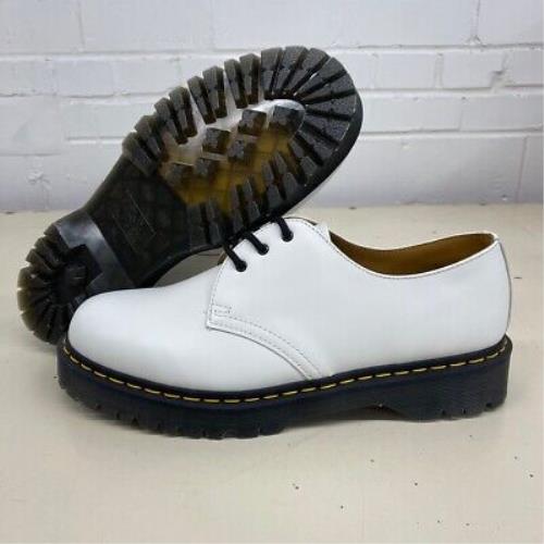 Dr. Martens Unisex 1461 Bex Smooth Leather Oxford Shoe White US13