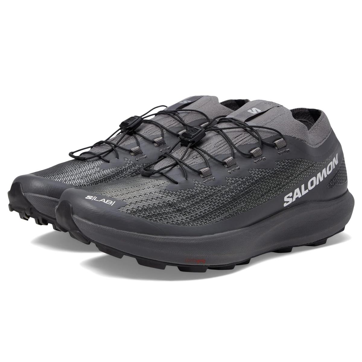Unisex Sneakers Athletic Shoes Salomon S/lab Pulsar 2 Soft Ground Quiet Shade Magnet Black