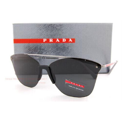Prada Sport Sunglasses PS 52US 6BJ 5S0 Gunmetal/gray For Men Women