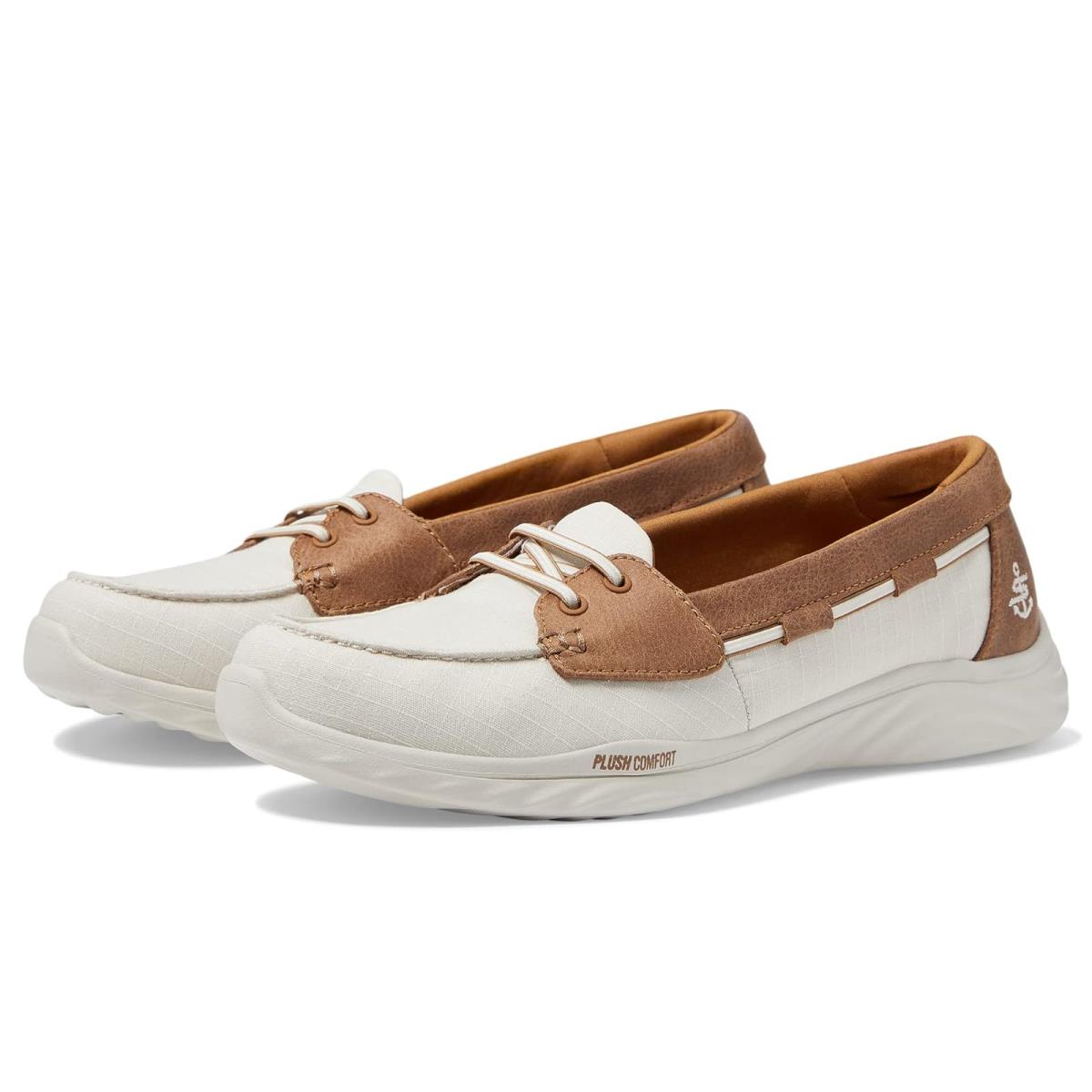 Woman`s Boat Shoes Skechers Performance On-the-go Ideal- Set Sail Natural