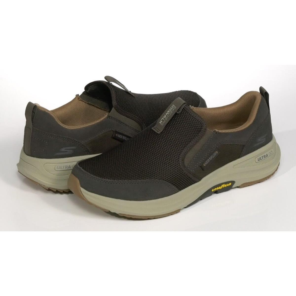 Skechers Gowalk Max Slip-on Walking Shoe Men Navy/grey - Gray