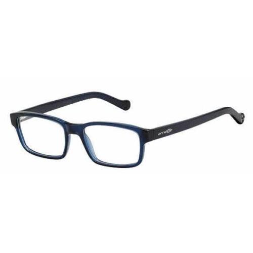 Arnette Designer Reading Glasses AN7079 Riff 1142 Blue Crystal 21 Power Choices - Multi-Color, Frame: Black, Lens: Clear
