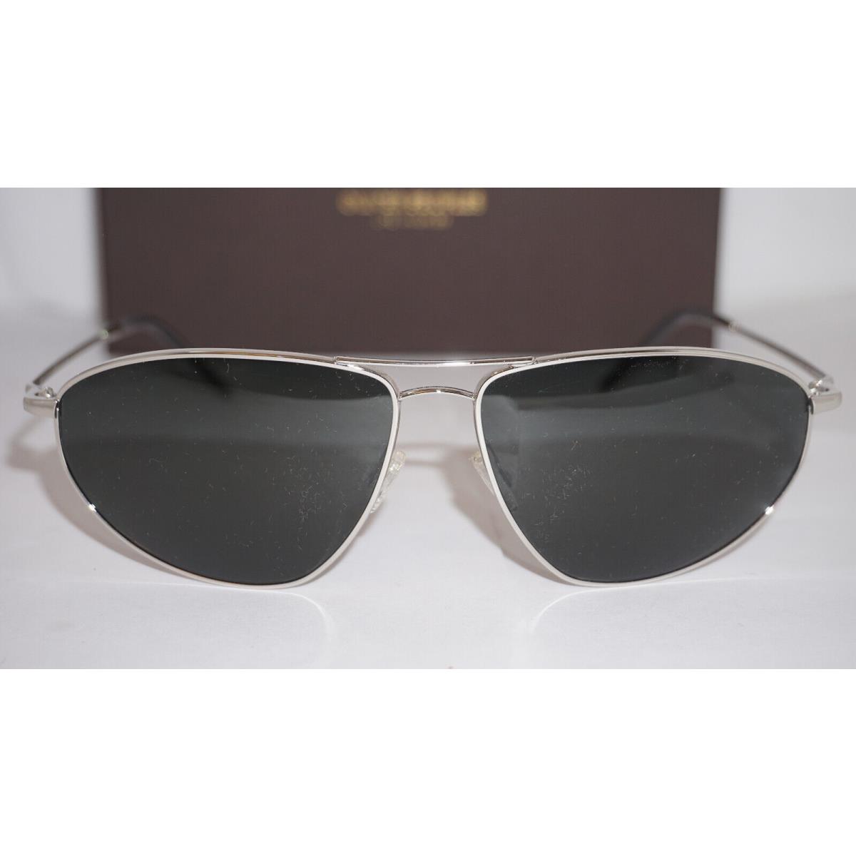 Oliver Peoples Sunglasses Kallen Silver Blue Aviator OV1261S 5036P2 62 14 135