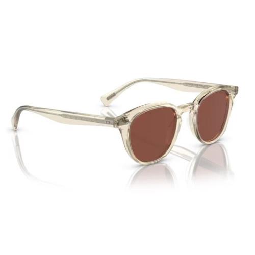 Oliver Peoples sunglasses Desmon Sun - Pale Citrin Frame, Burgundy Lens