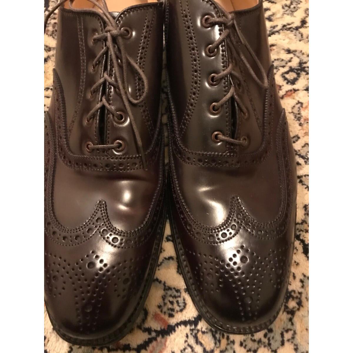 Aldens For Brooks Brothers 13 B Shell Cordovan Wingtip Dress Shoes