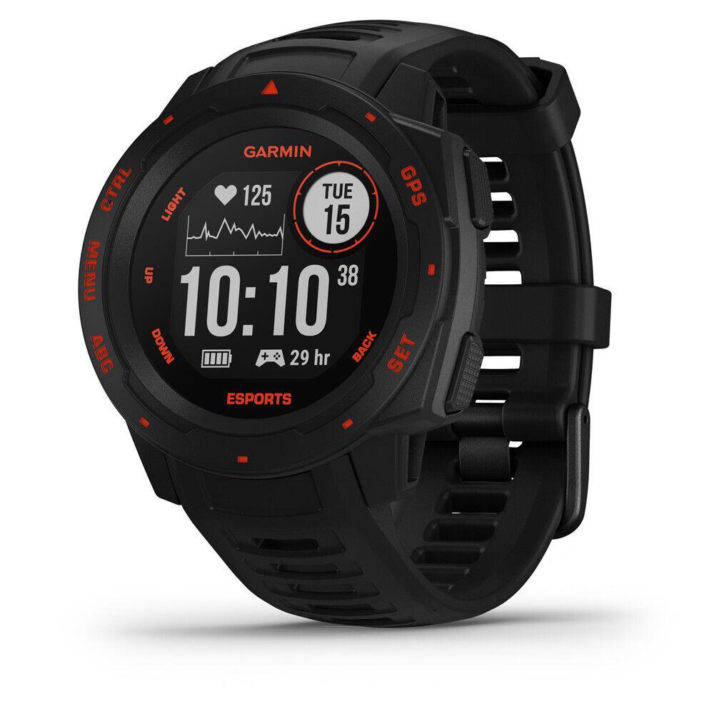 Garmin 010-02064-72 Instinct Esports Edition Outdoor Gps Smart Watch Black Lava