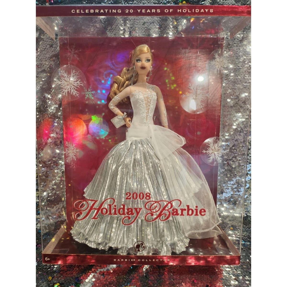 2008 Mattel L9643 Holiday Barbie The Christmas