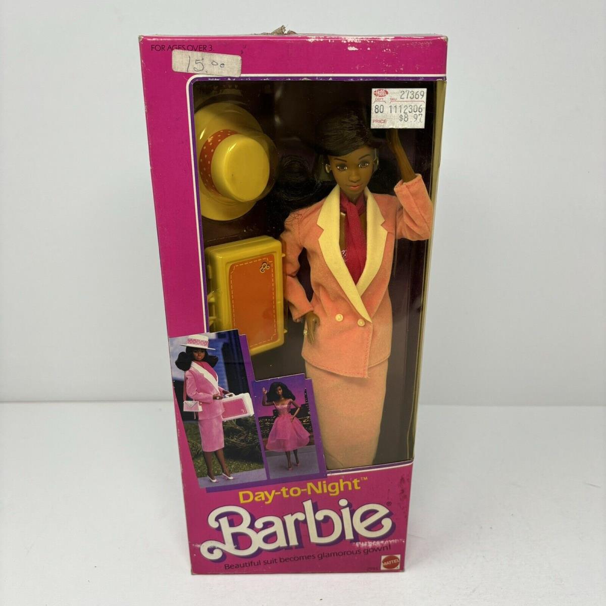 Barbie Day to Night Doll African American Mattel 1984 7945