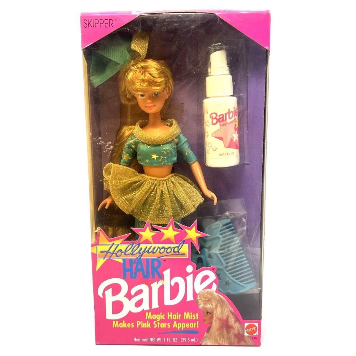1992 Mattel Hollywood Hair Skipper Doll - - Vintage Barbie Series
