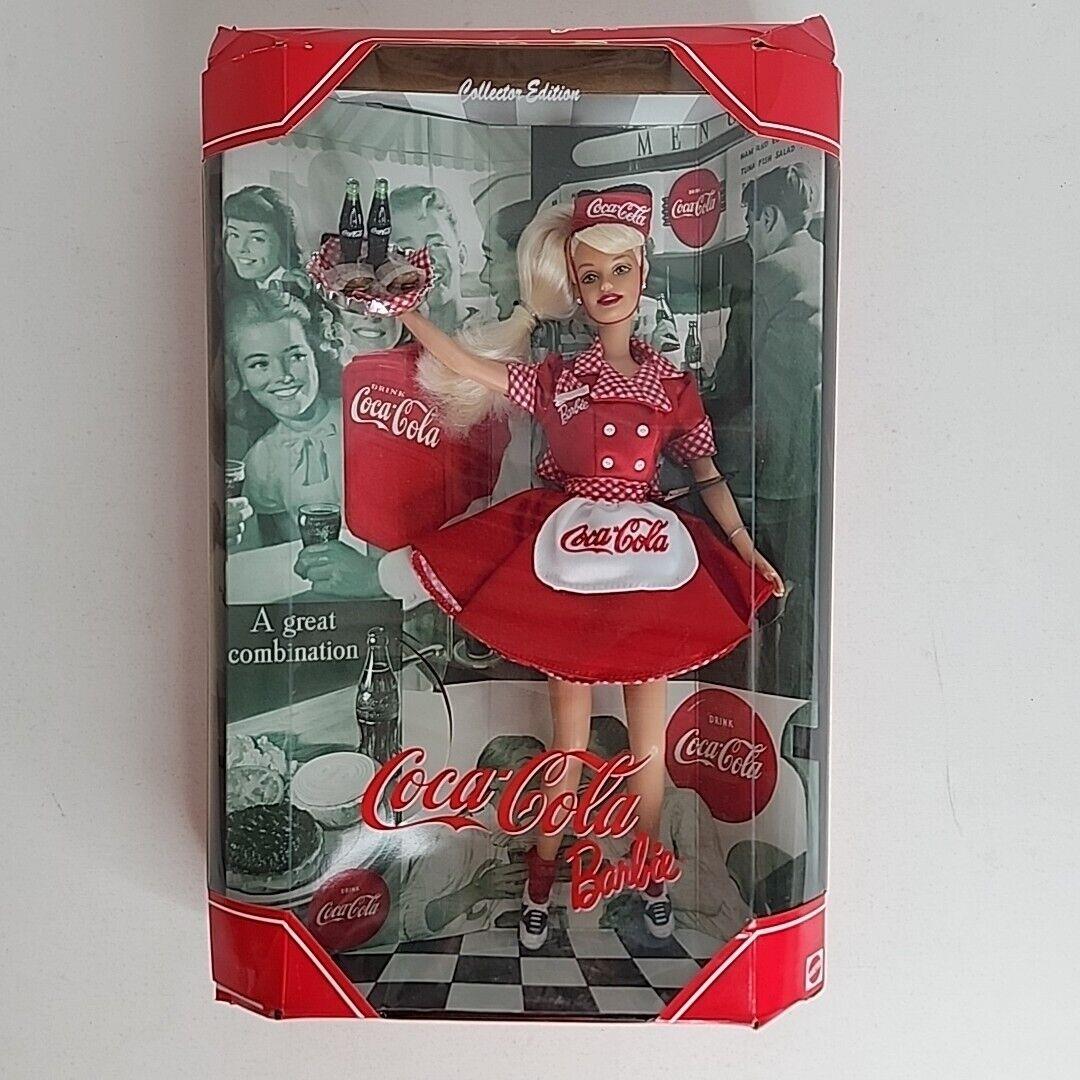 1998 Coca-cola Barbie Car Hop Drive In Waitress Collector Edition 22831